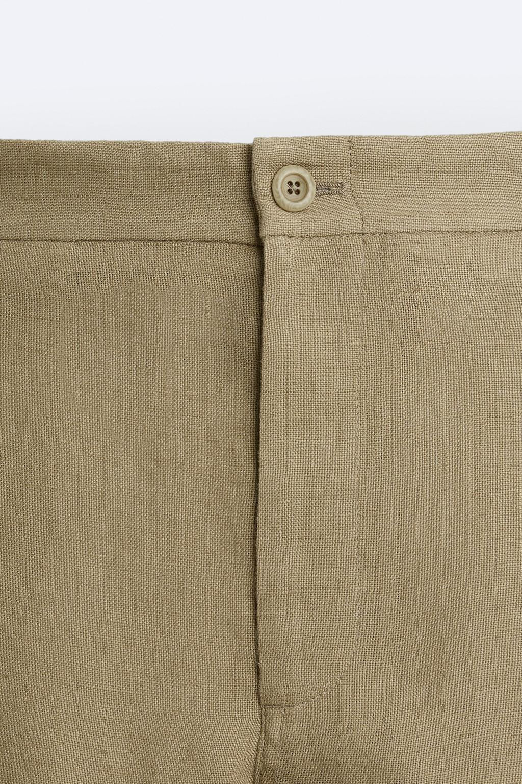 100% LINEN TROUSERS - Zara фото 8