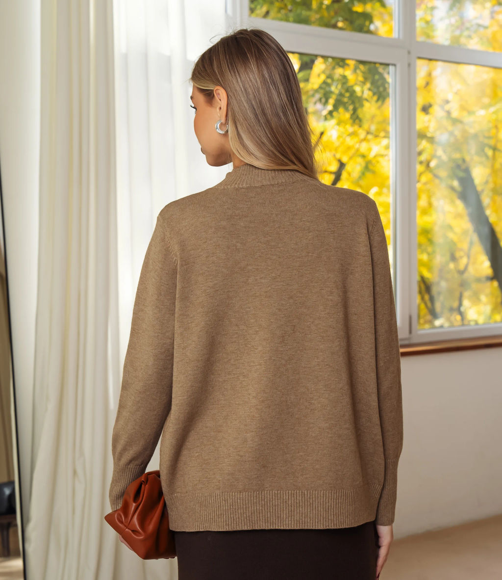 Водолазка #КТ7009 (1), тёмно-бежевый - Dommod фото 3