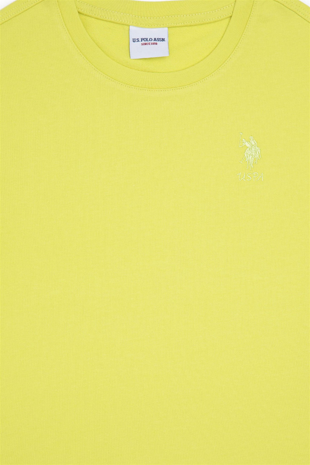 Футболка U.S. Polo Assn для девочек с круглым вырезом арахис хлопок с эластаном  фото 4