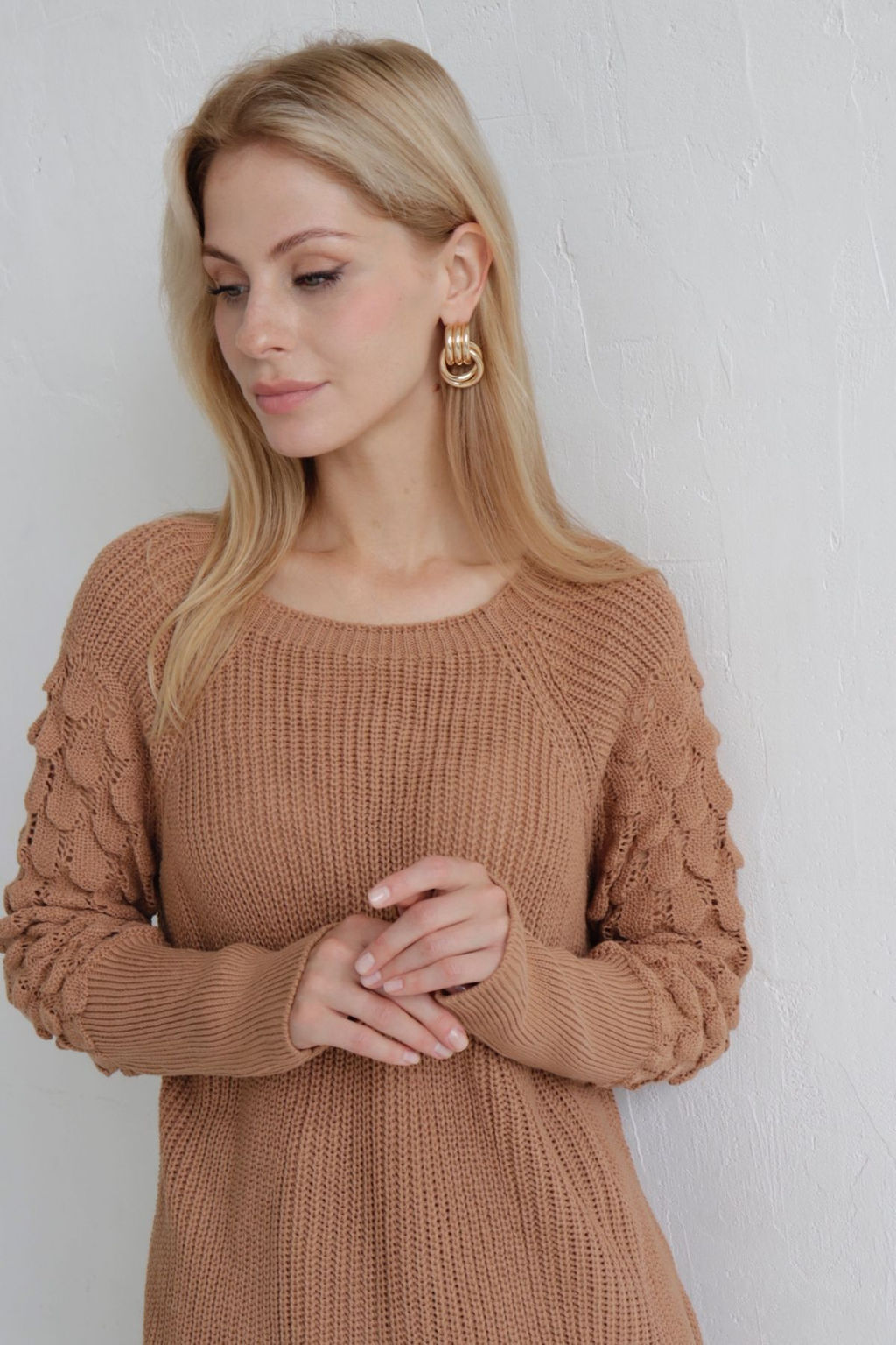 10006 Джемпер бежевый - Martichelli фото 25