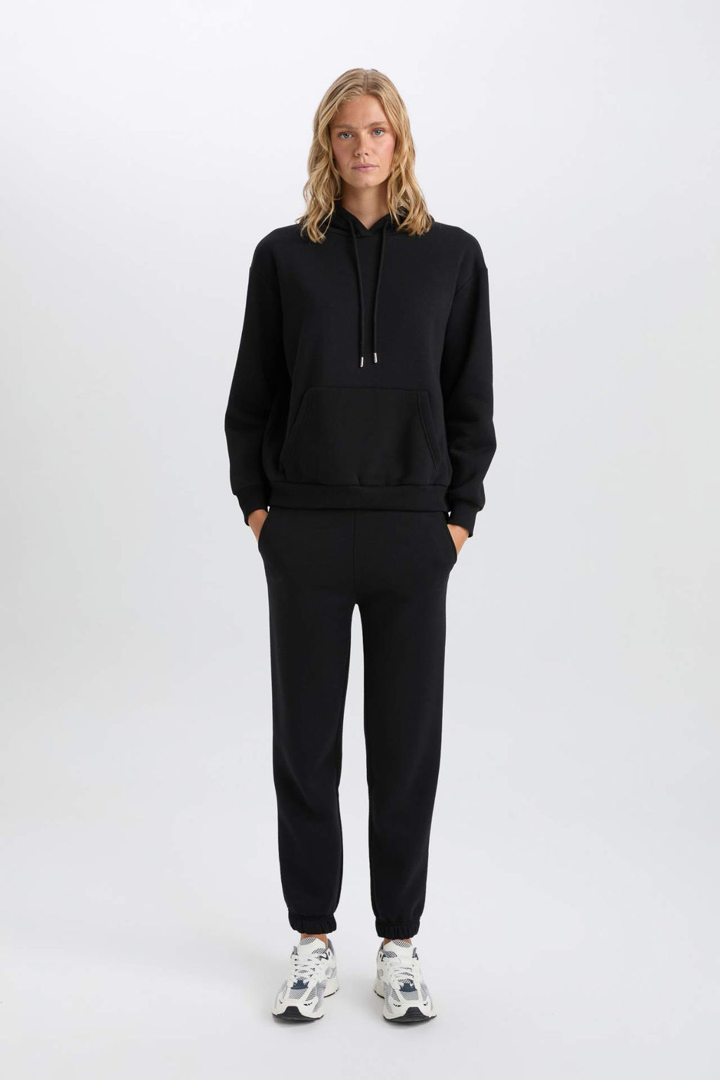 Kal?n Jogger Esofman Alt? Beli Pacas? Lastikli Bagc?kl? Basic Duz Cepli - Defacto фото 2