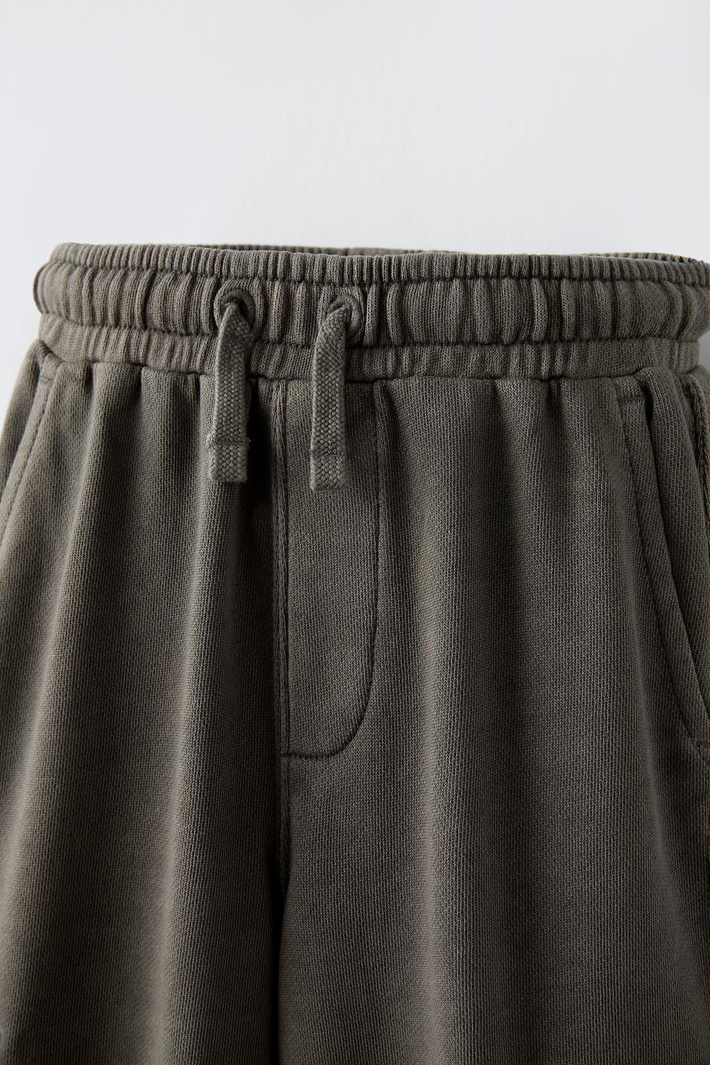 GARMENT DYED CARGO TROUSERS - Zara фото 6