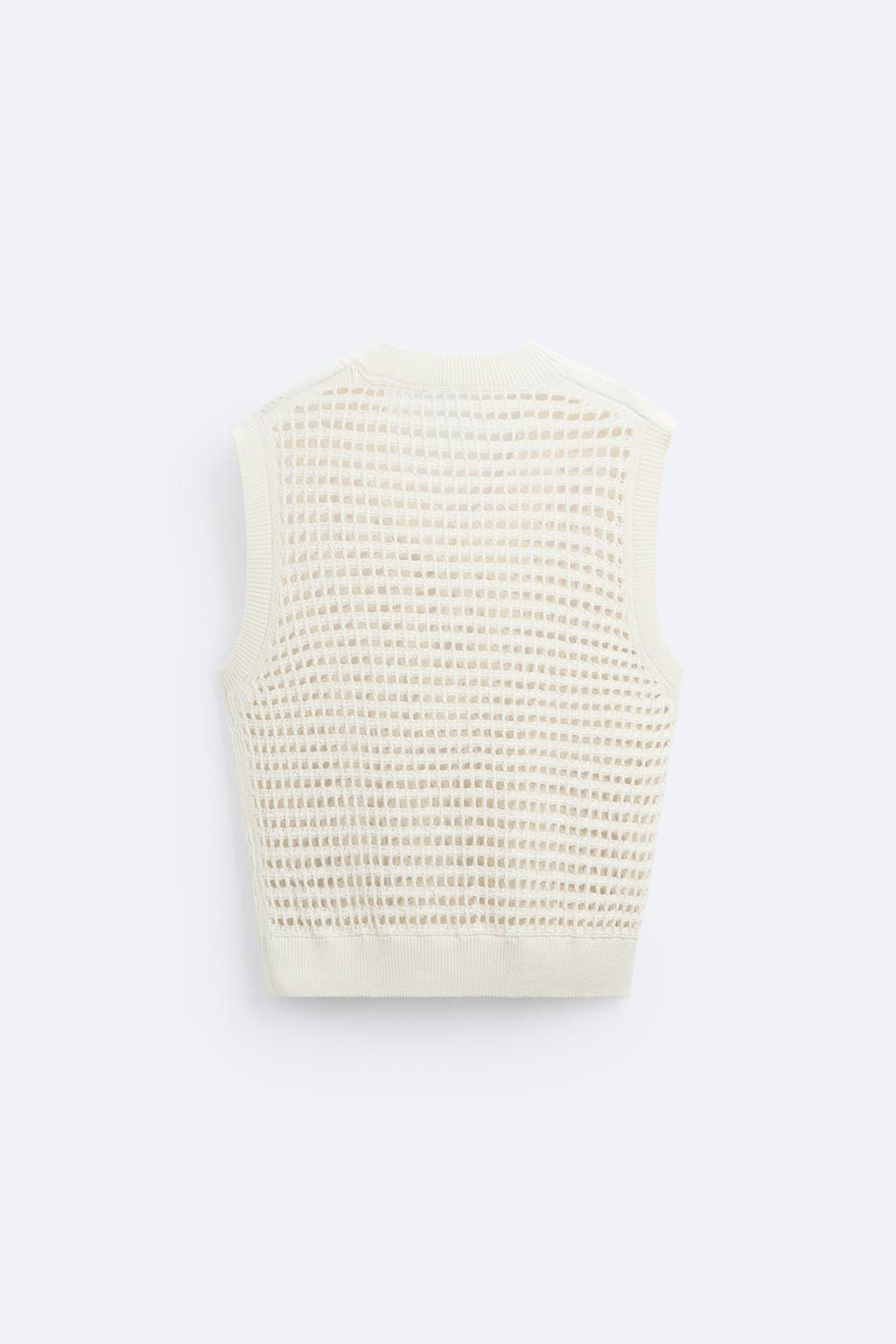 CUTWORK VEST - Zara фото 7