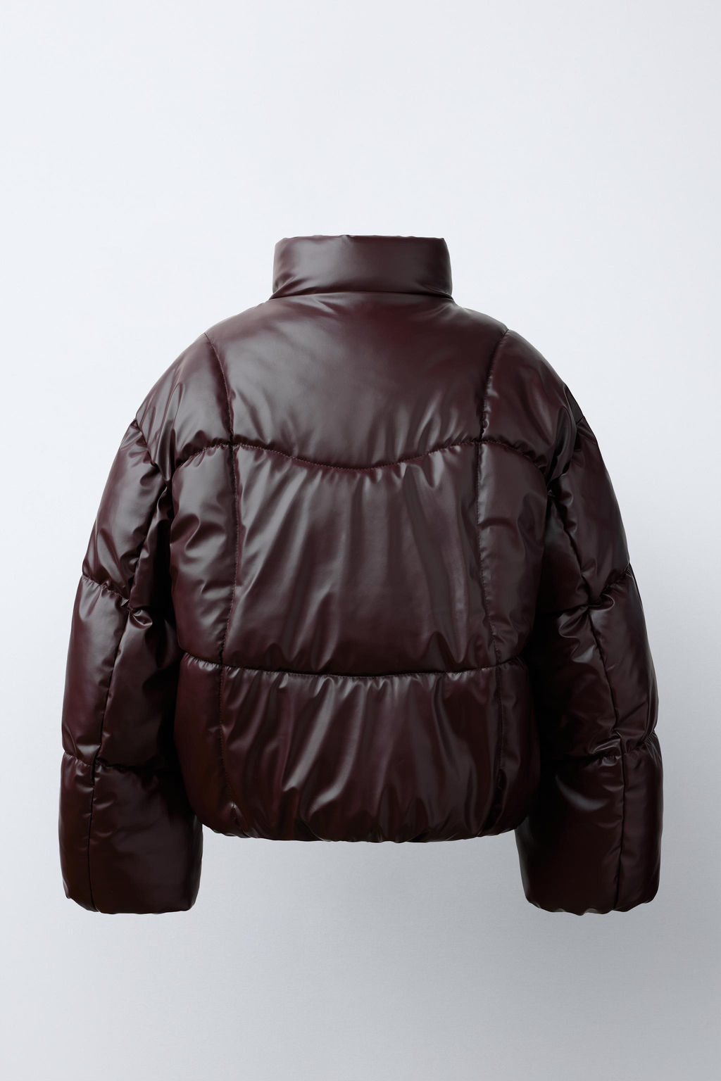 CAZADORA ACOLCHADA BRILLO WATER REPELLENT / Marr?n - Zara фото 5