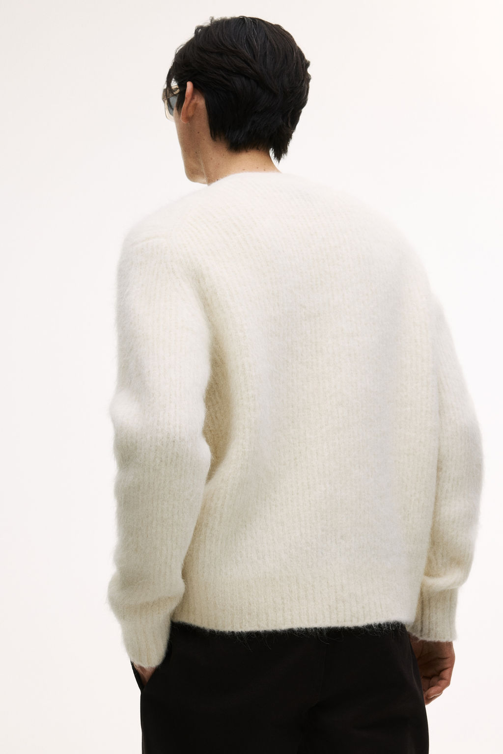 C?rdigan en mezcla de alpaca Loose Fit - H&m фото 5