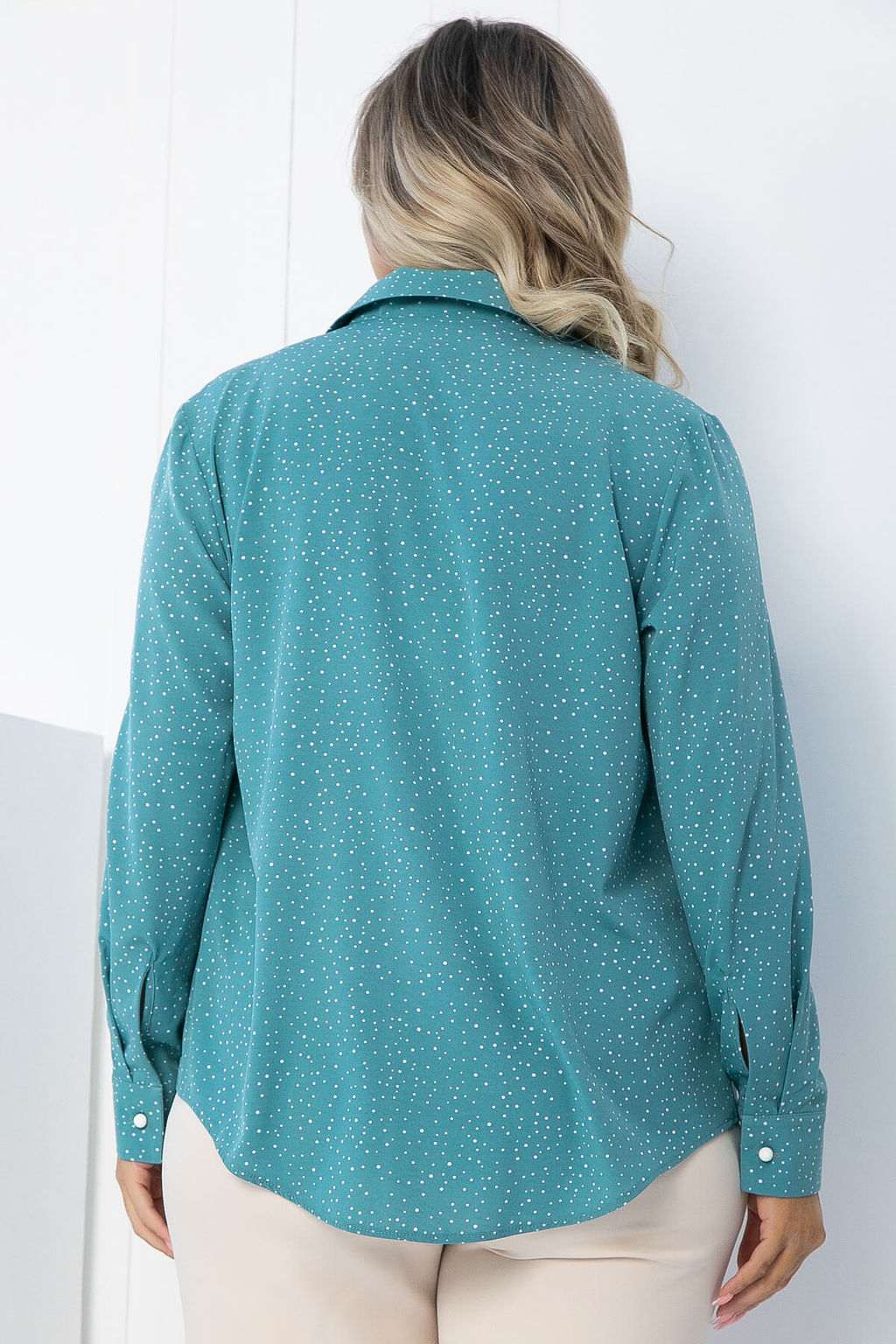 Блуза Вики (изумруд) Б12694-13 - Lt collection фото 2
