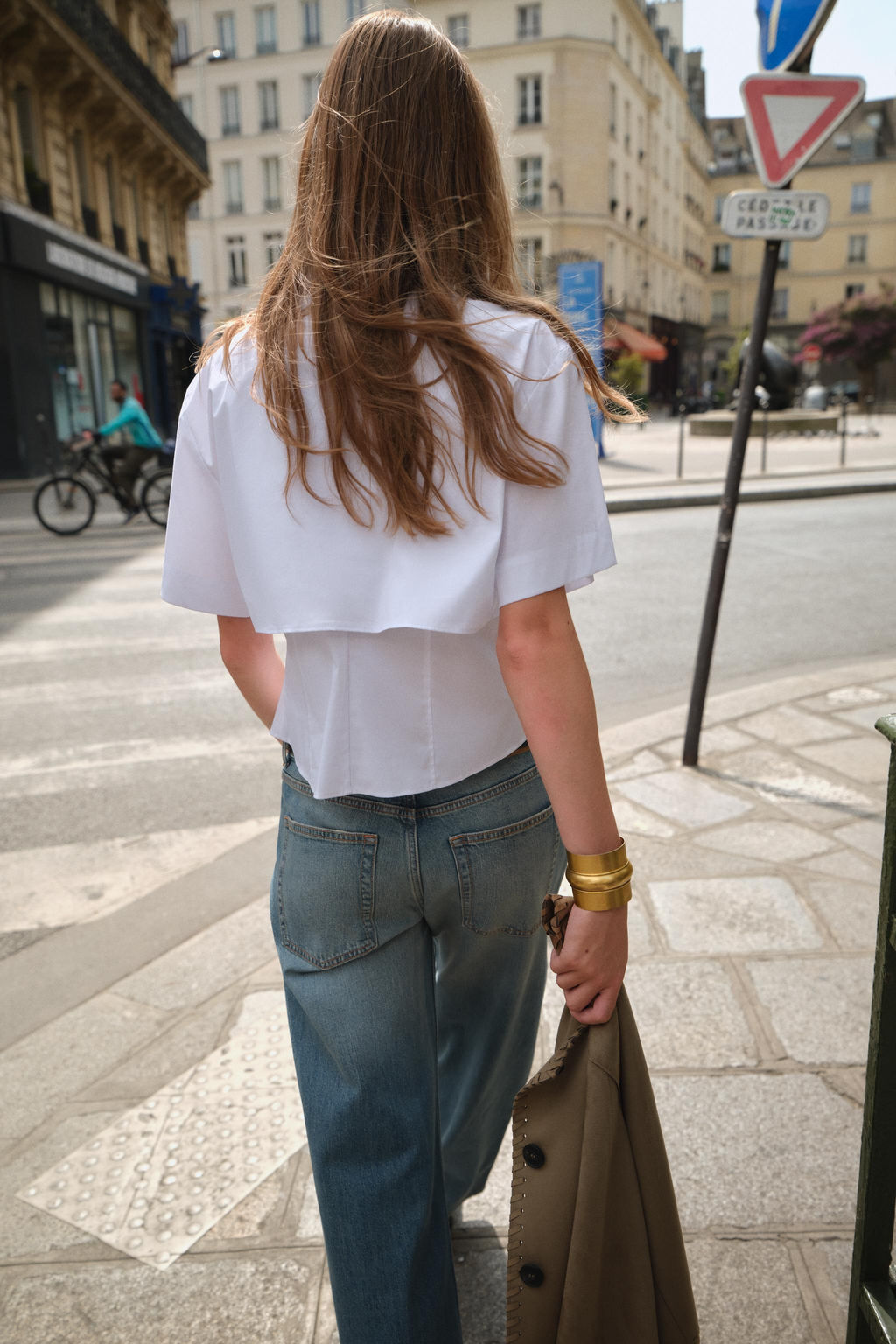 DOUBLE-LAYER POPLIN SHIRT - Zara фото 4