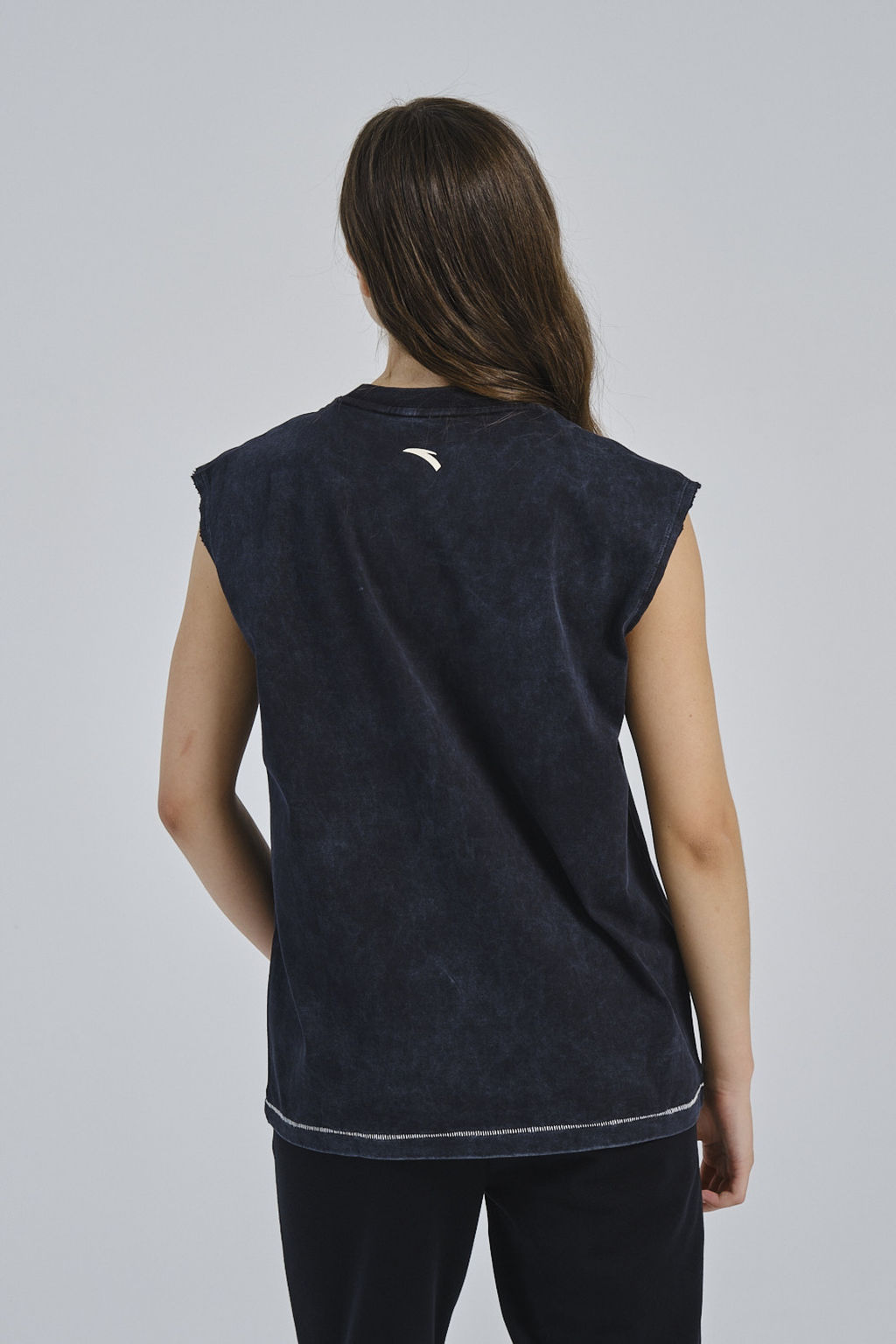 Майка трикотажная Черный