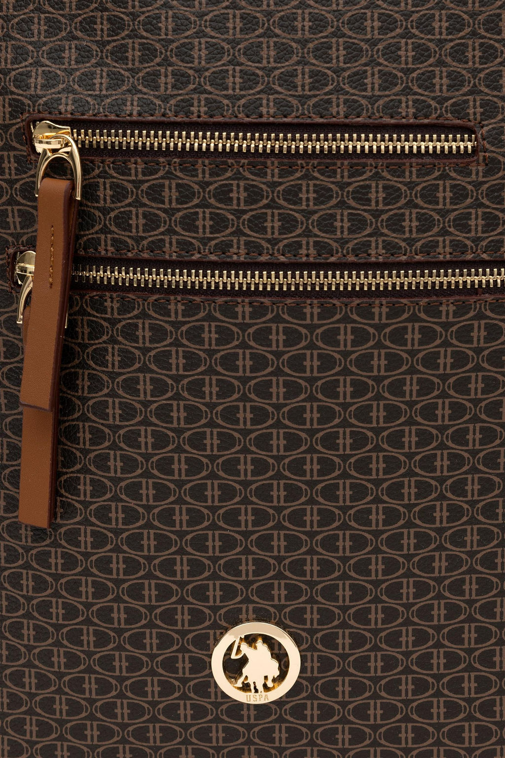 U. S. Polo Assn / Женский коричневый рюкзак - U.s. polo assn фото 5