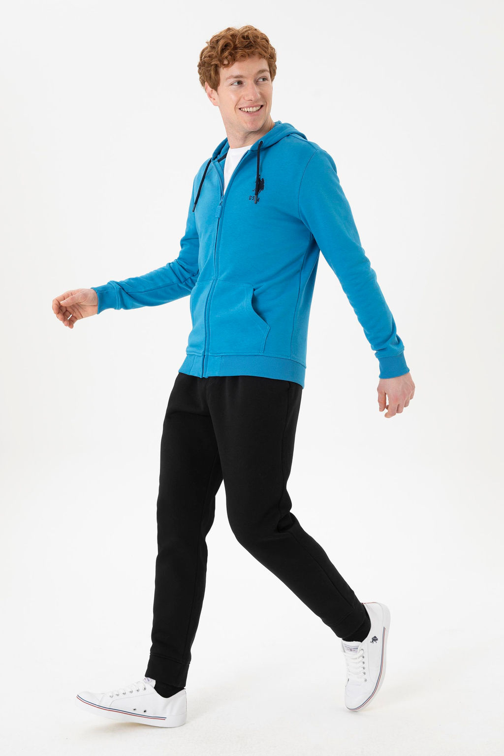 Мужской кобальтово-синий свитшот - U.s. polo assn фото 4