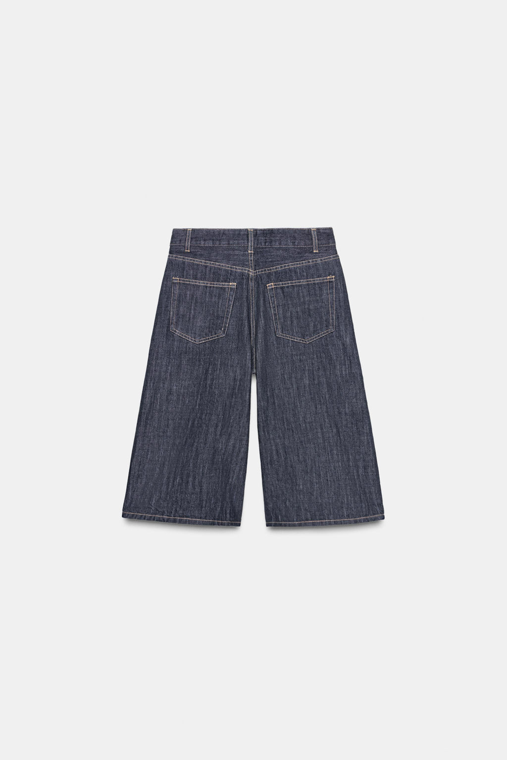 TRF MID-WAIST DENIM JORTS BERMUDA SHORTS - Zara фото 7