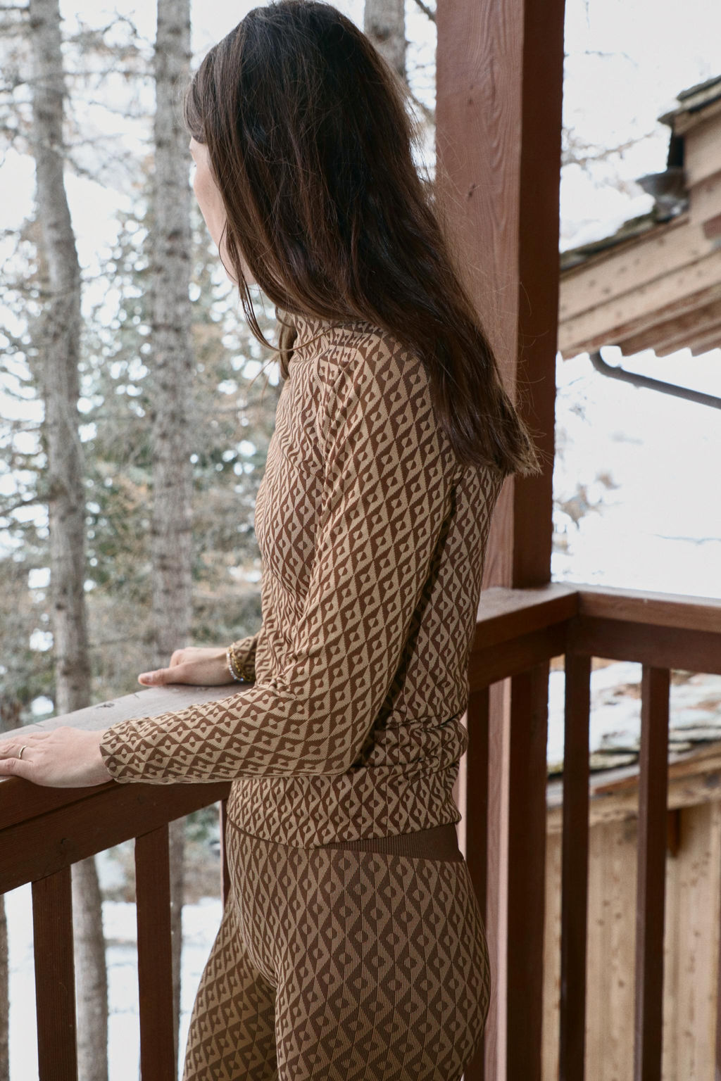 JACQUARD THERMAL T-SHIRT THERMOLITE® CORE SKI COLLECTION - Zara фото 13