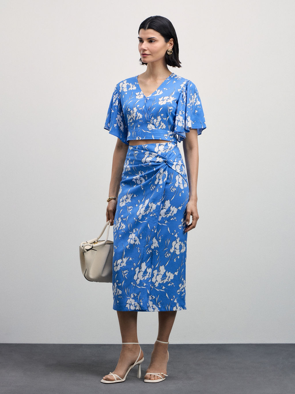 Миди юбка на запах / Zarina