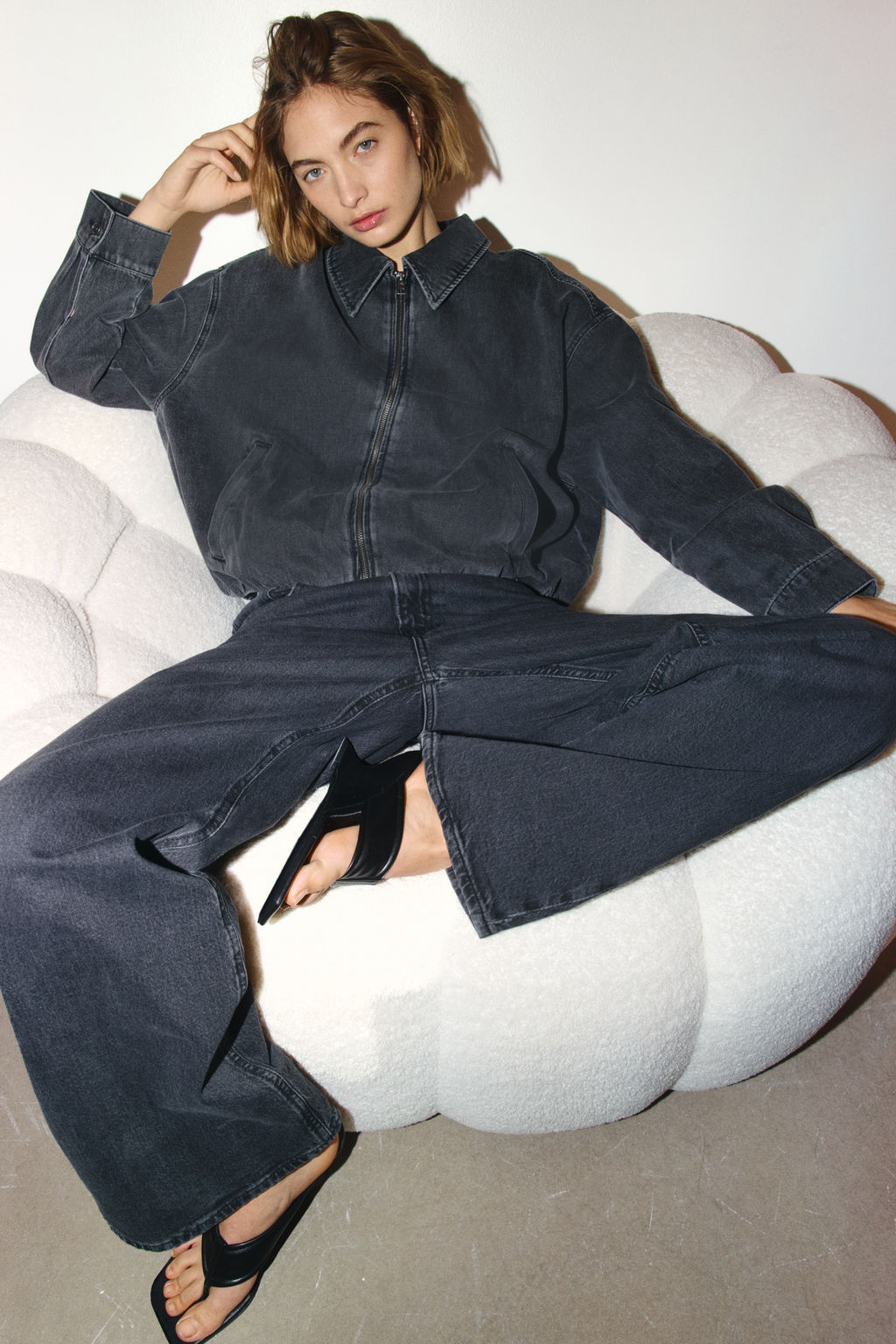 Cazadora denim oversize - H&m фото 5