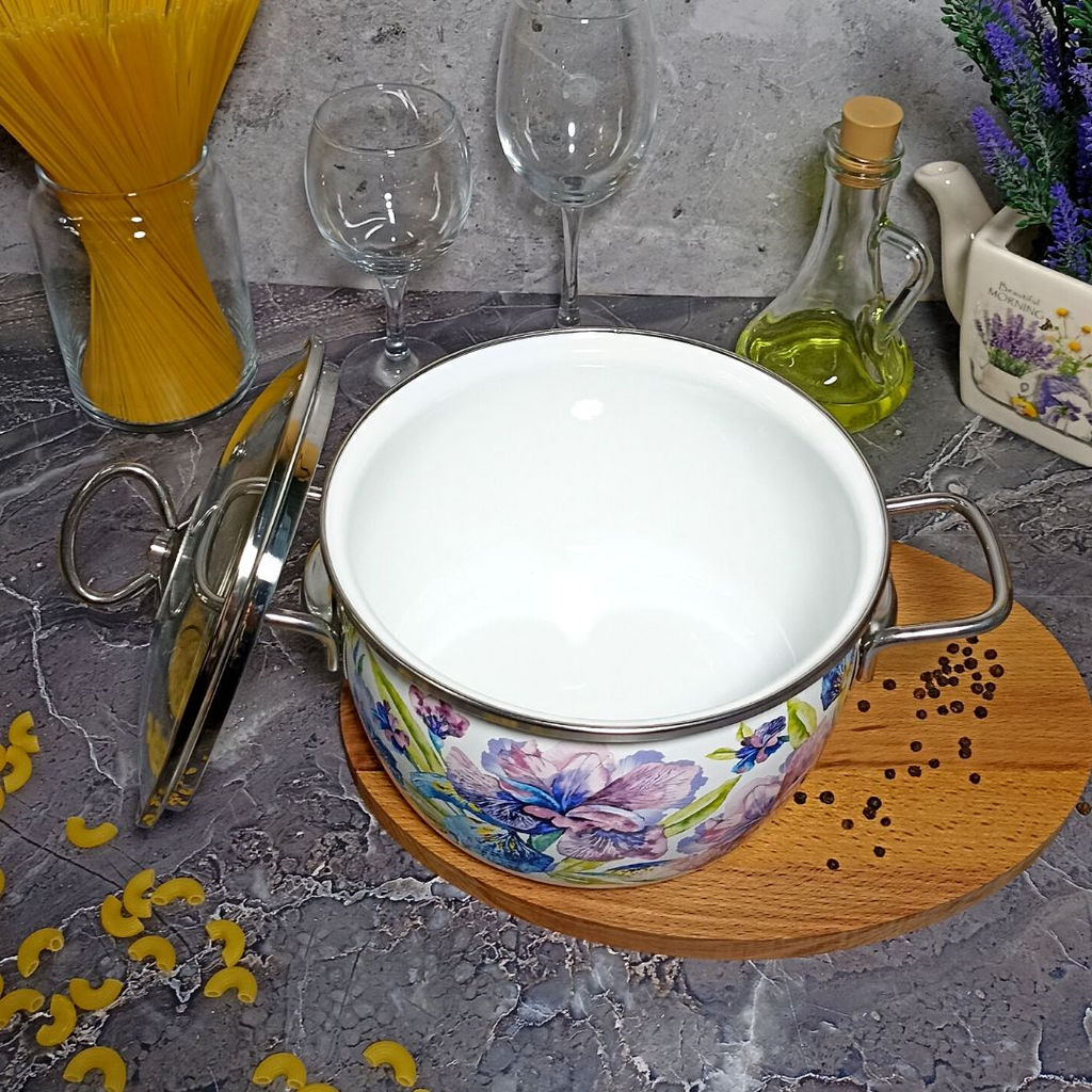 Кастрюля 2,0л сф. IRIS белосн 1SC165S