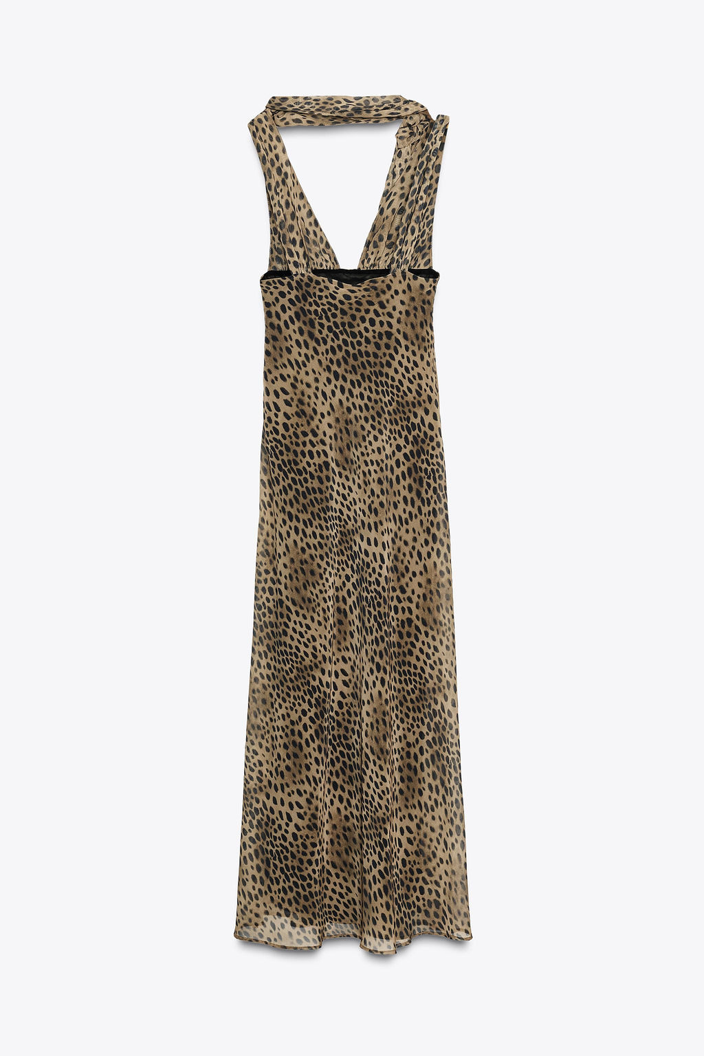 ANIMAL PRINT FOULARD DRESS - Zara фото 17