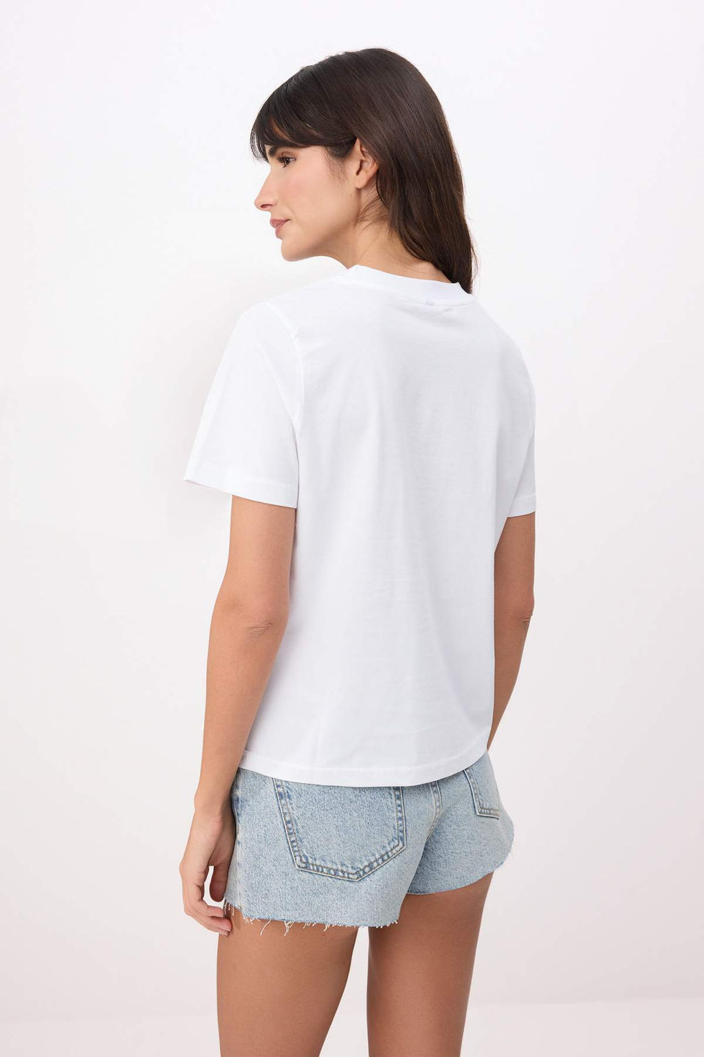 Ekru Slogan Regular/Normal Kal?p Dusuk Kol K?sa Kollu %100 Pamuk Orme T-Shirt TWOSS26TS00178 - Trendyolmilla фото 4