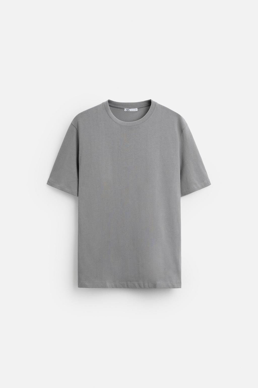 BASIC MEDIUM WEIGHT T-SHIRT - Zara фото 39