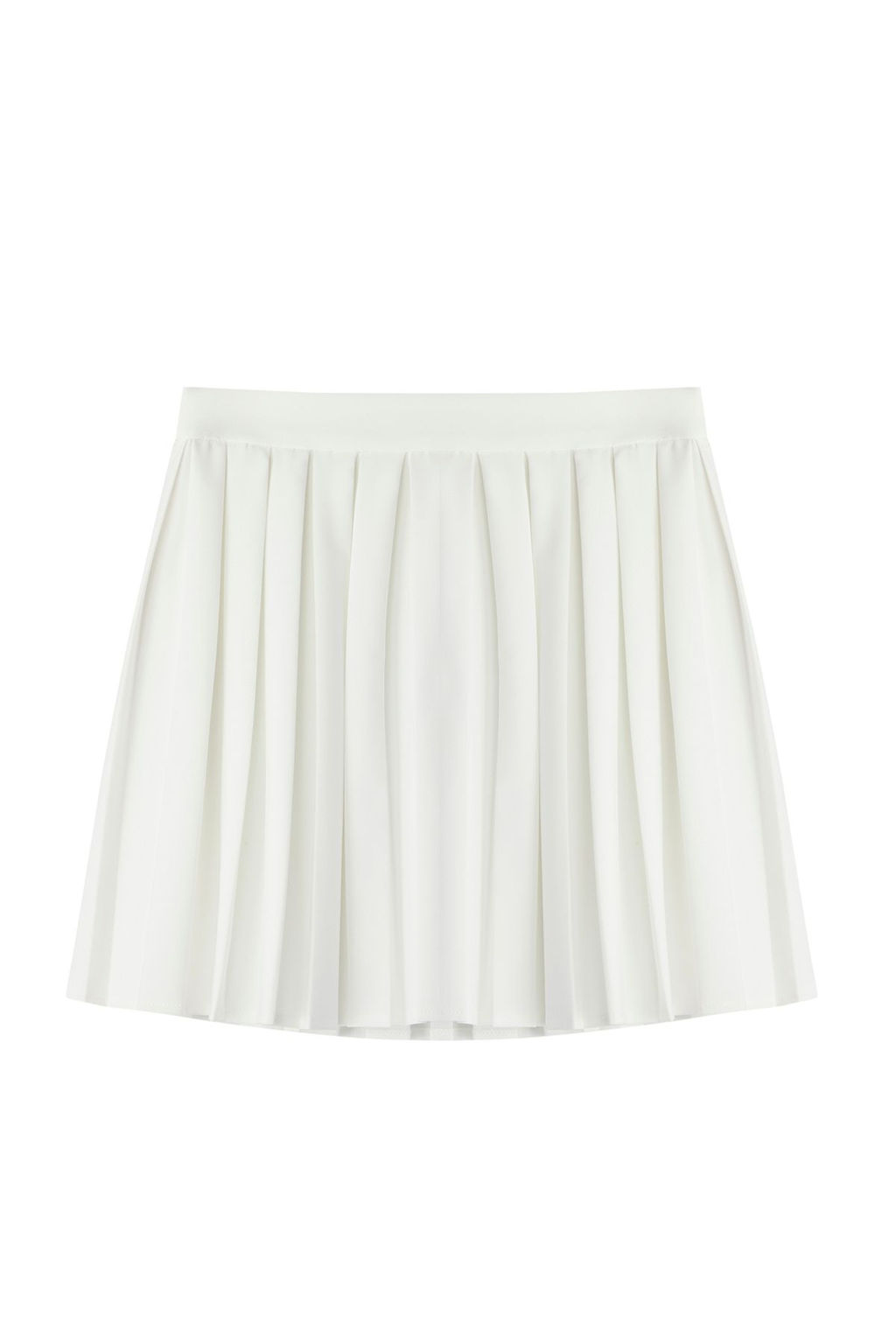 TRENDYOLMILLA Beyaz Pileli Mini Dokuma Etek TWOAW21ET0111 фото 7