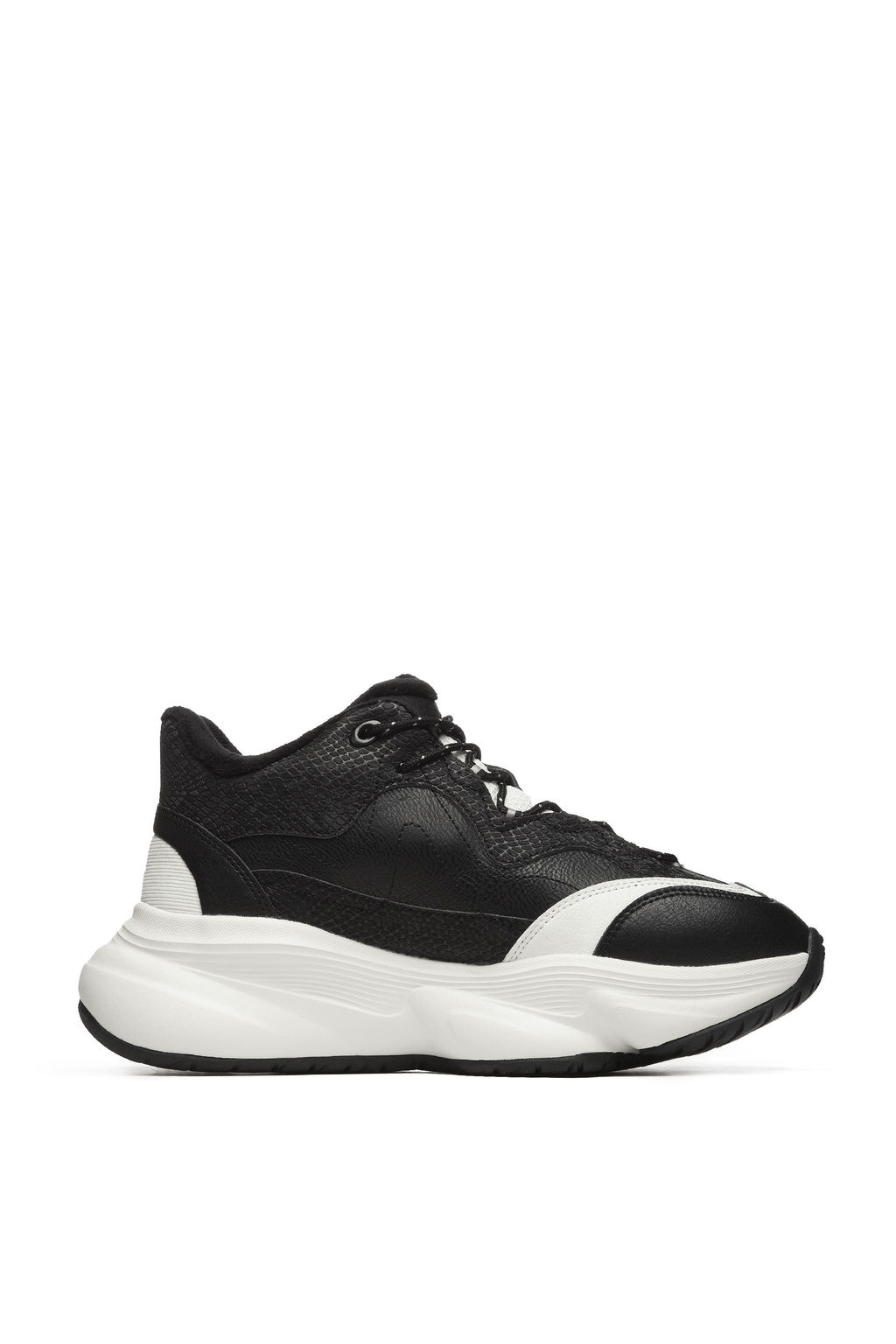 Кроссовки повседневные утепленные Черный MEOW