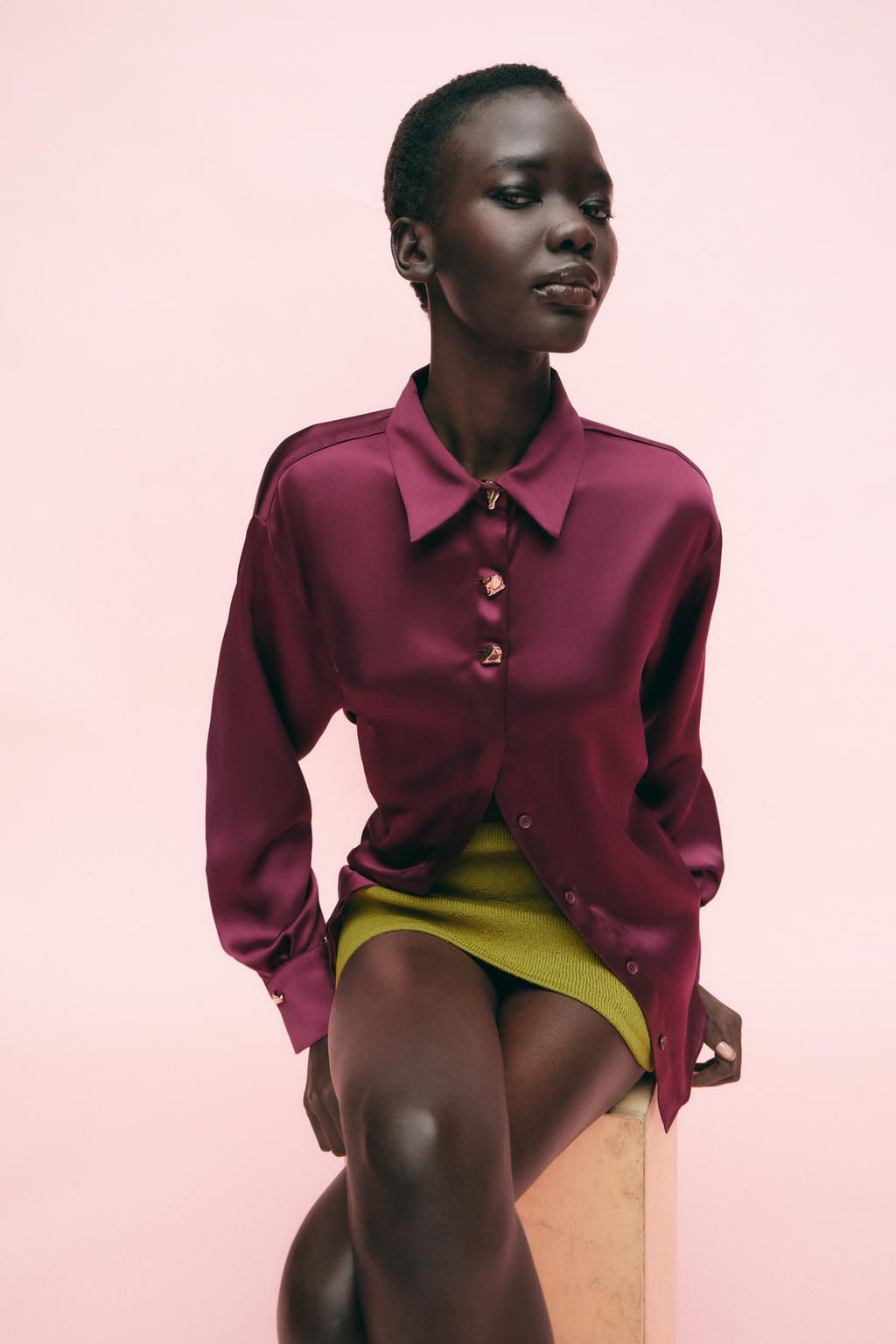 PLAIN KNIT MINI SKIRT - Zara фото 2
