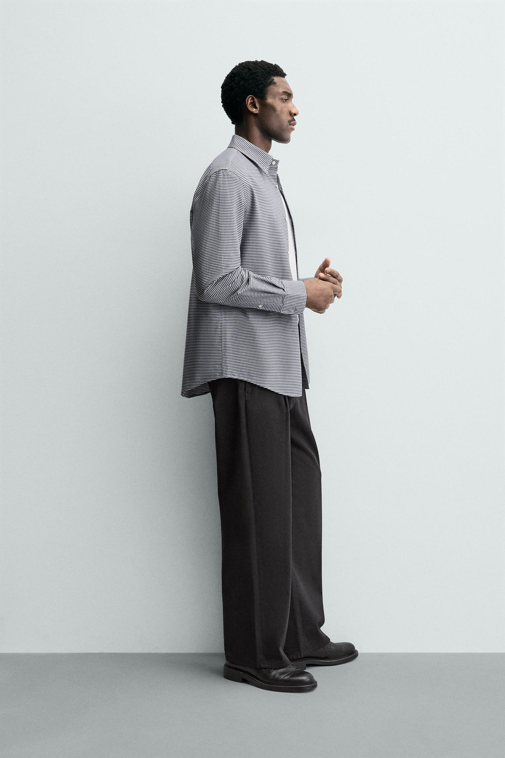 COTTON CHECKS SHIRT - Zara фото 14