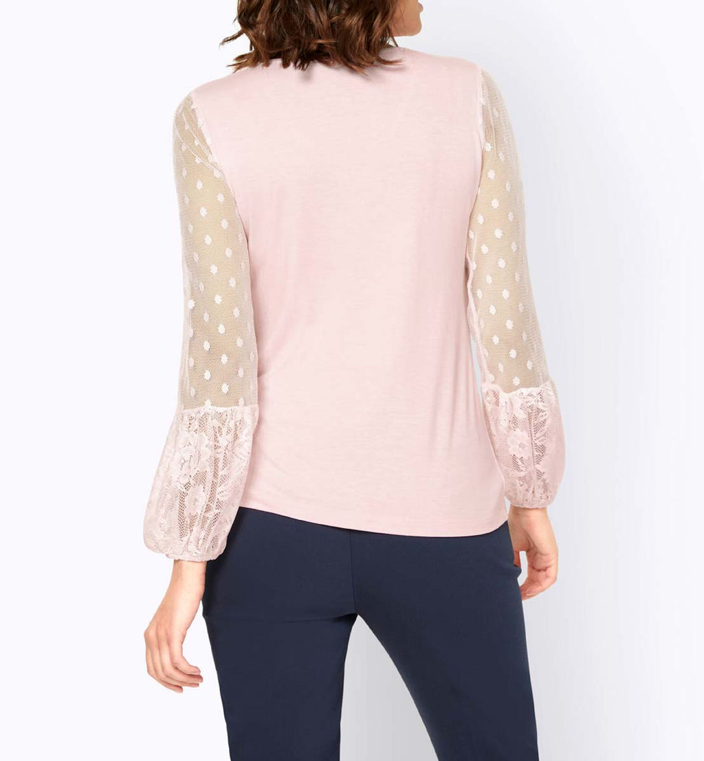 Блузка, светло-розовая - Ashley brooke фото 4