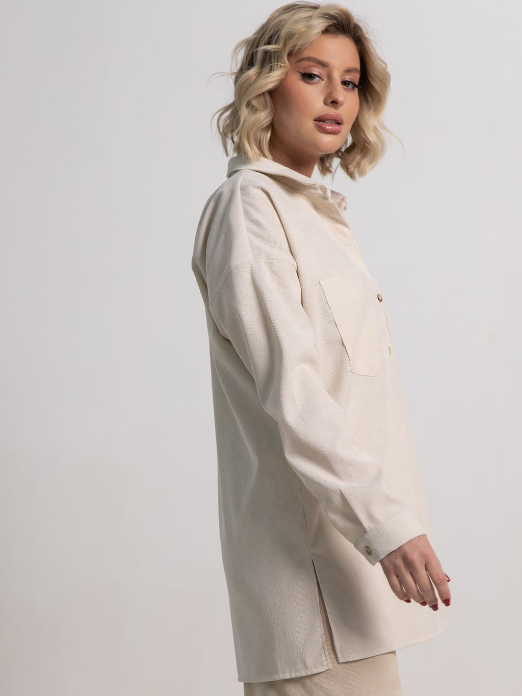 Рубашка Доротея (молочная) Б15181-10М - Lt collection фото 7