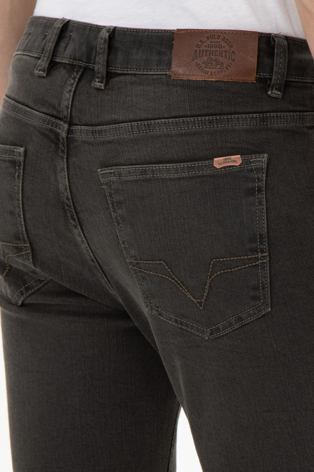 Мужские коричневые джинсовые брюки Неожиданная скидка в корзине - U.s. polo assn фото 6