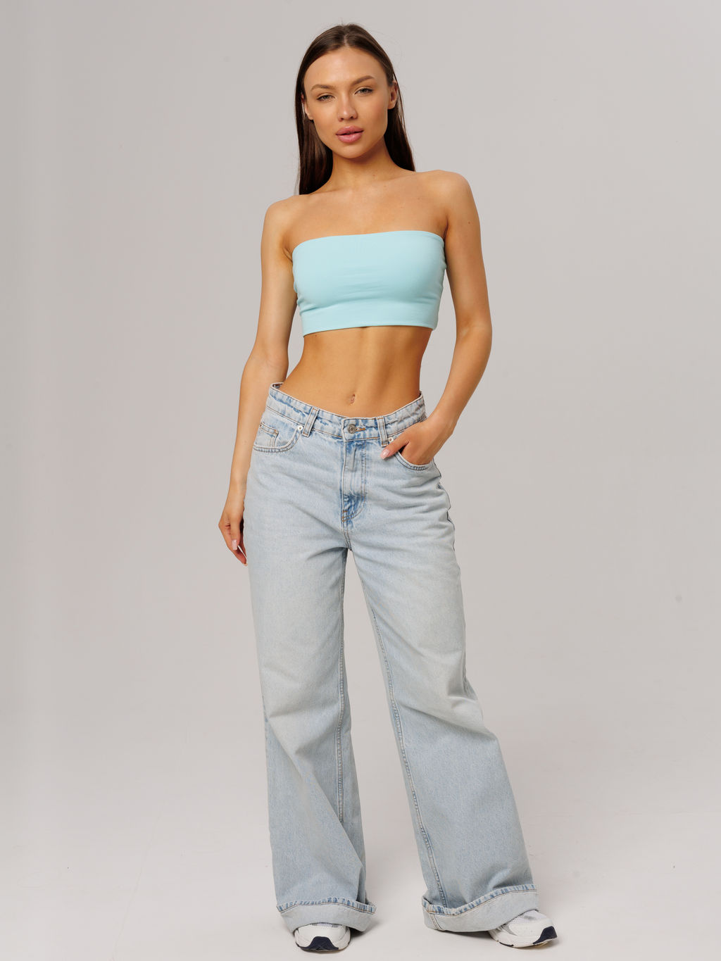 Женский топ-бандо Lingeamo морская волна ЛТ-10 (19)  фото 2