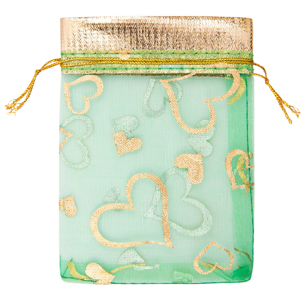 Stilerra. Подарочный мешочек 9x12 см 02 зеленый арт.BAGO-2D