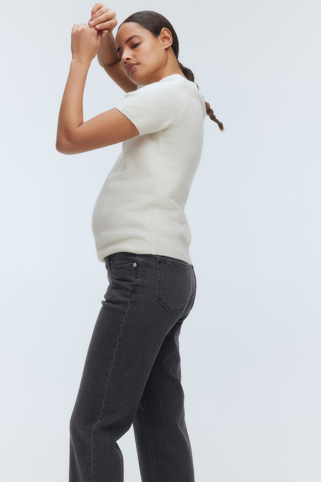 MAMA Straight Ankle Jeans - H&m фото 5