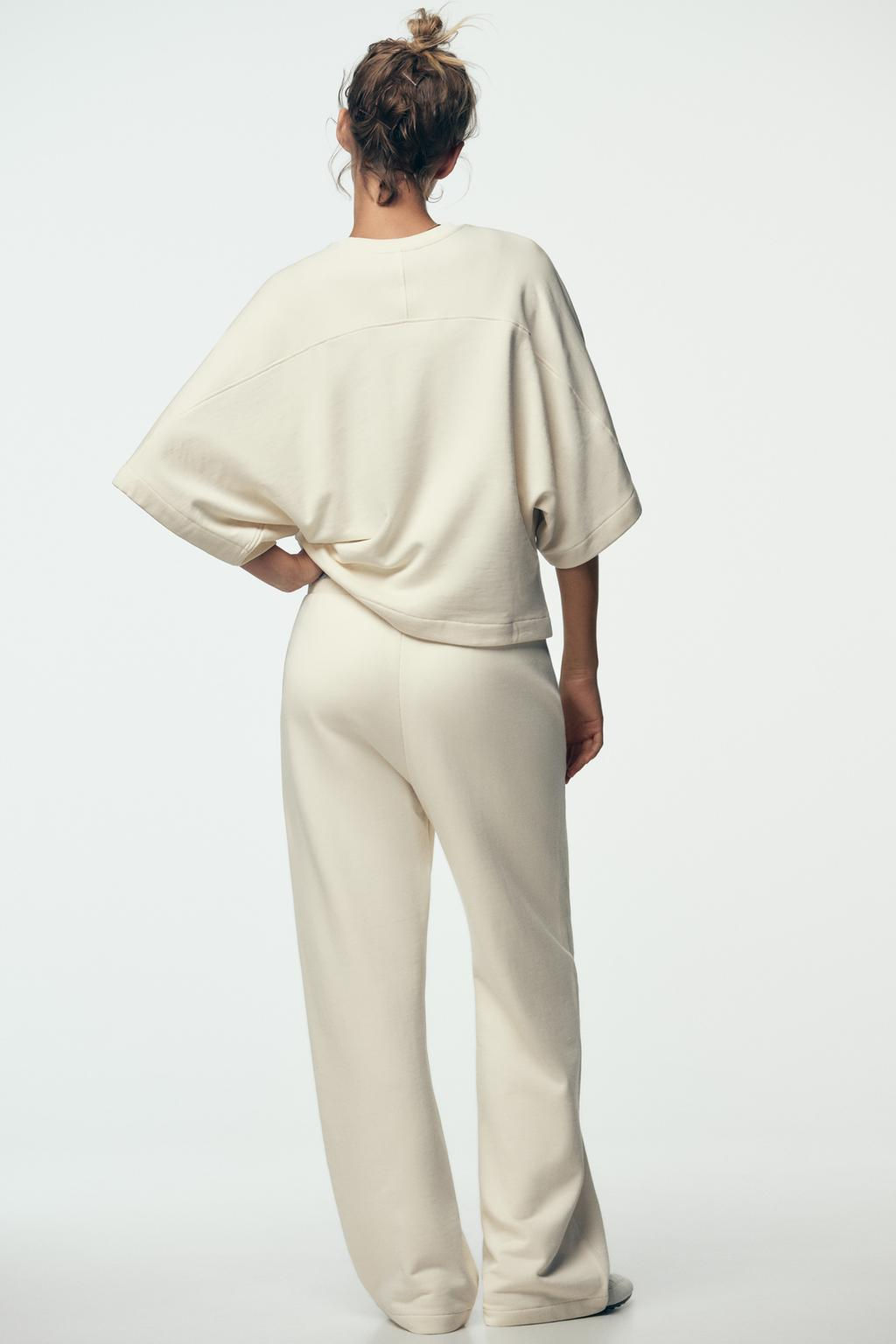 RUSTIC SHORT SLEEVE SWEATSHIRT - Zara фото 5