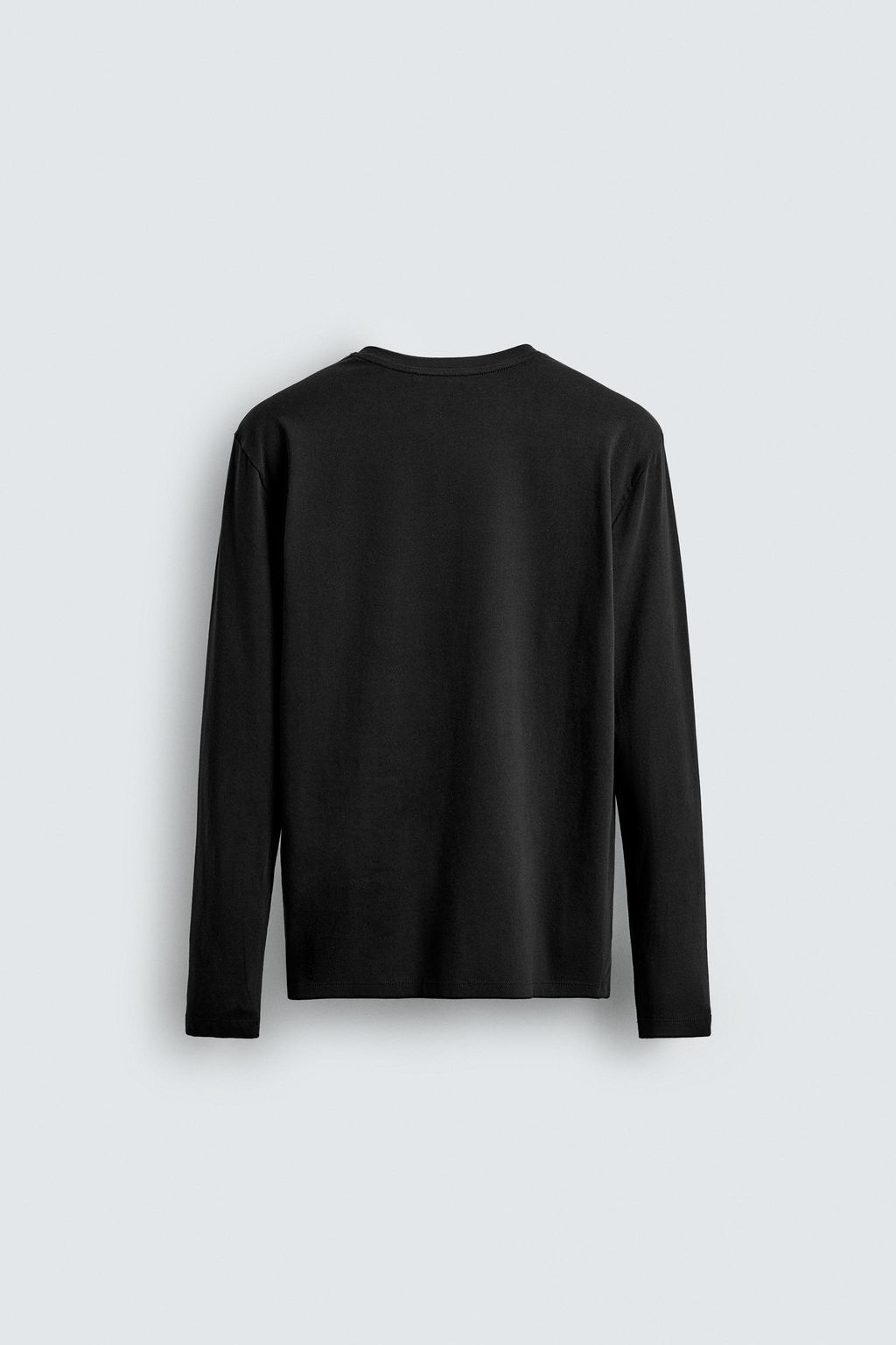 CAMISETA SLIM FIT B?SICA / Negro - Zara фото 7