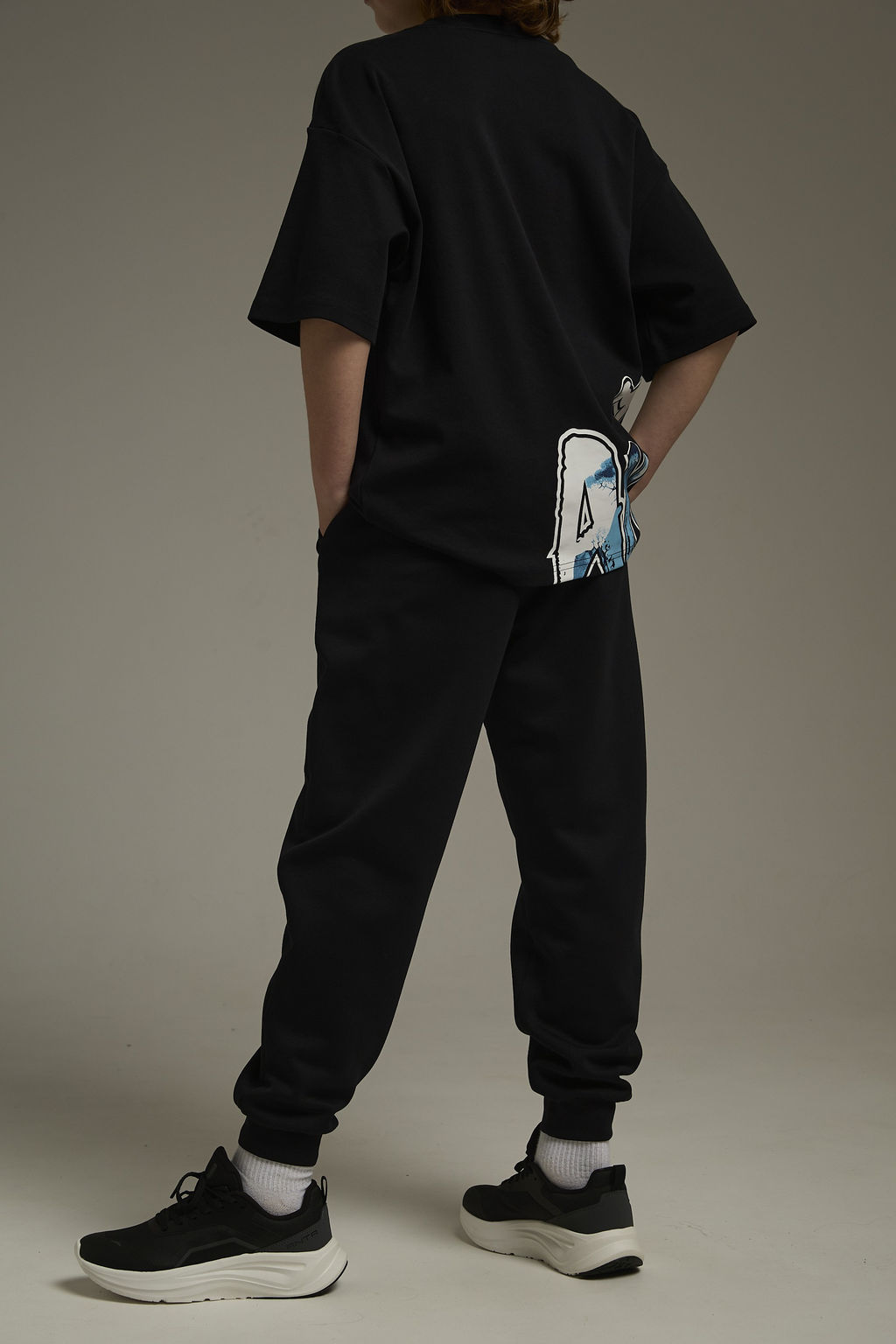 Брюки трикотажные утепленные Черный Outdoor Knit Track Pants