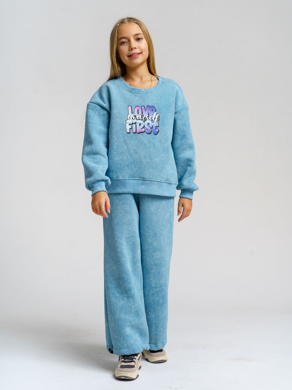 983Д Костюм детский "Голубой/винтаж"