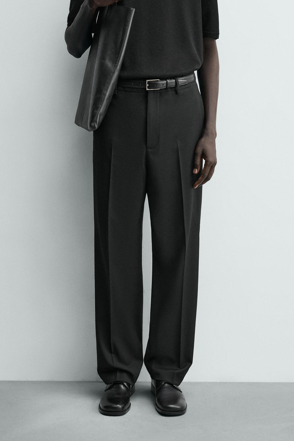 PANTAL?N STRAIGHT FIT CONFORT / Negro - Zara фото 10