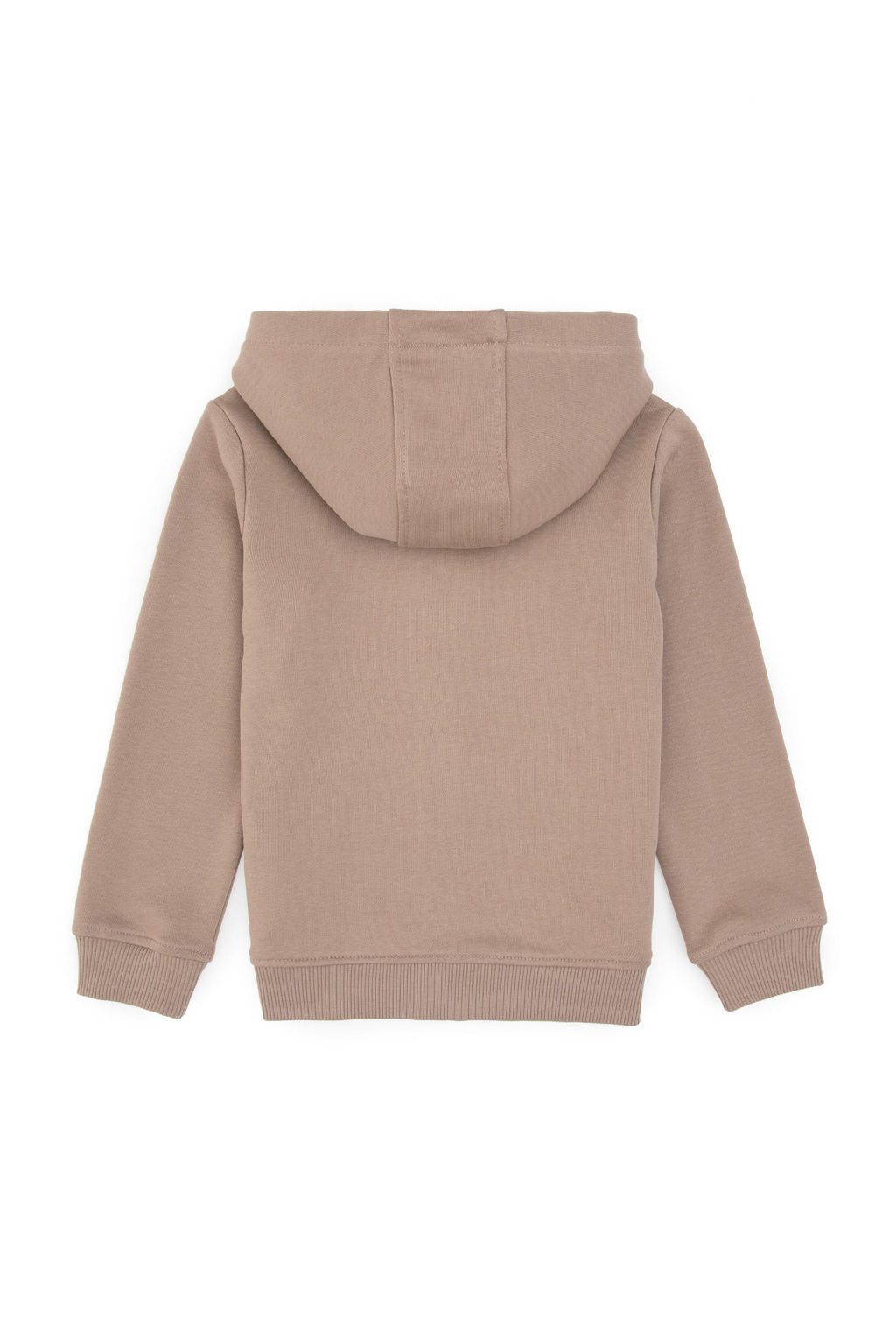 Erkek _ocuk Koyu Bej Fermuarl_ Kap__onlu Sweatshirt - U.s. polo assn фото 2