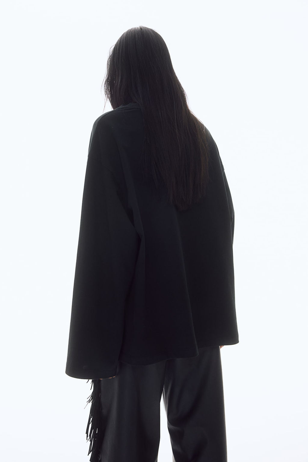 Top de algodon de corte holgado - H&m фото 4