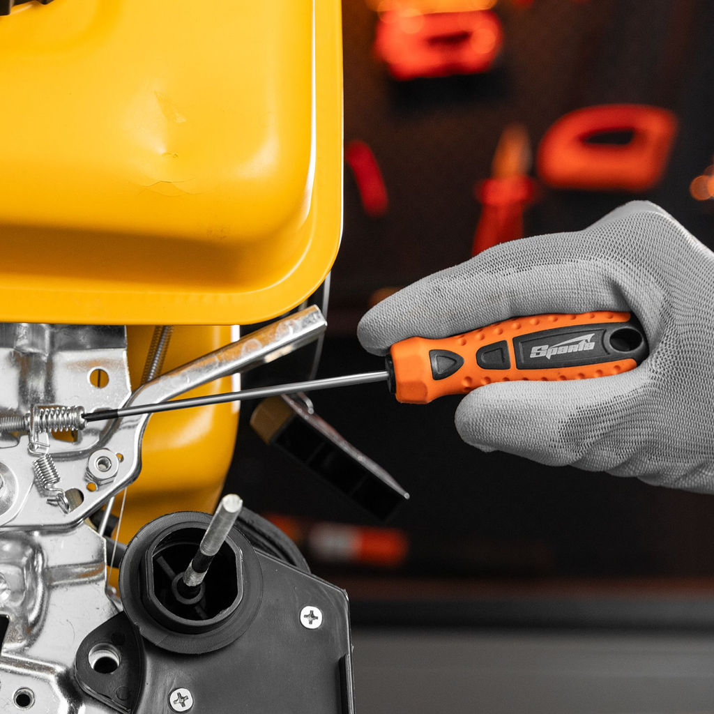 Отвертка крестовая диэлектрическая 0х100мм, 2-комп.рукоятка "Sparta"