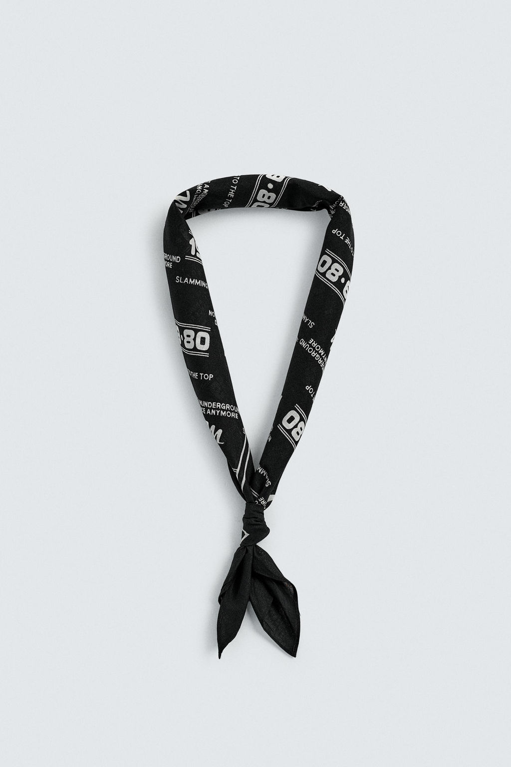 BANDANA ESTAMPADO GEOM?TRICO / Negro - Zara фото 2