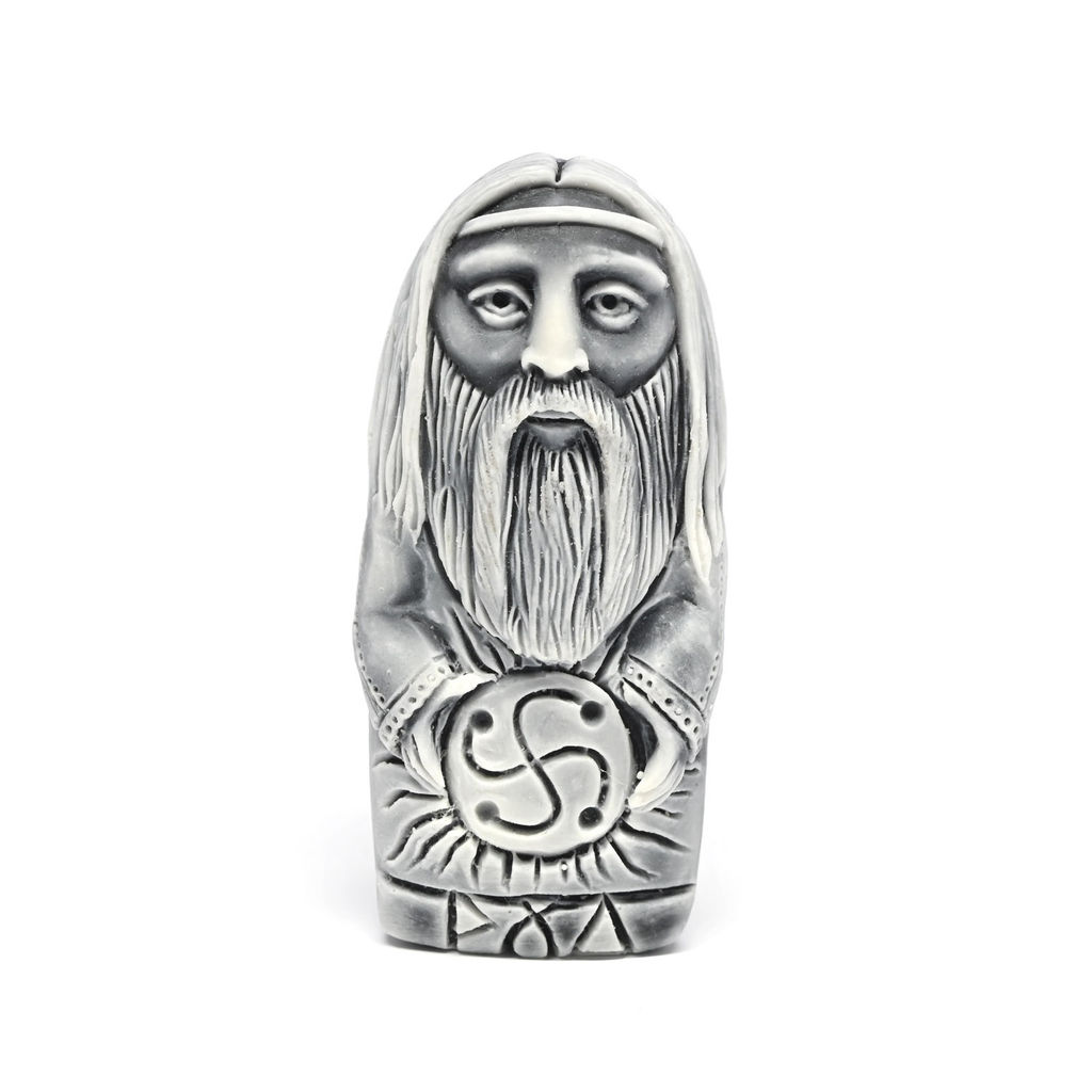 Магнит из мрамолита "Род" 29*13*62мм Радуга камня