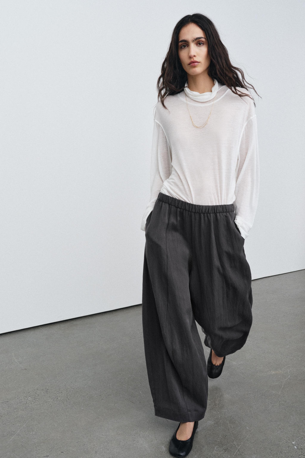 ZW COLLECTION BARREL TROUSERS - Zara фото 8