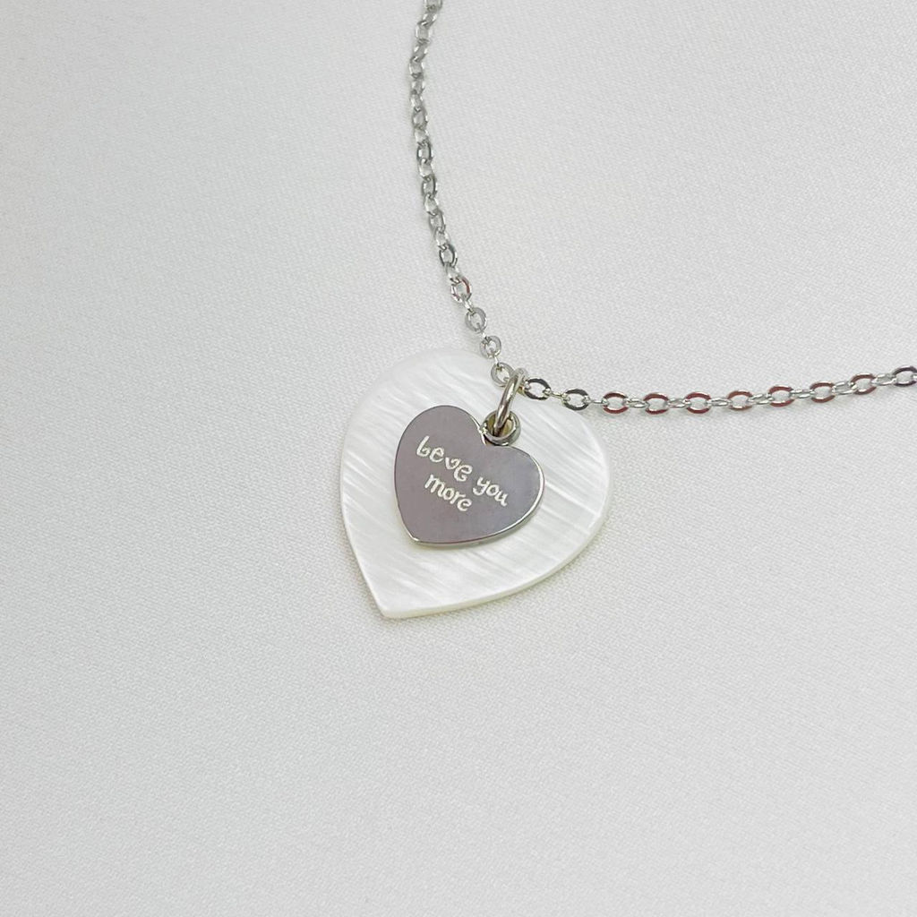 Кулон на цепочке из Перламутра 42 см +