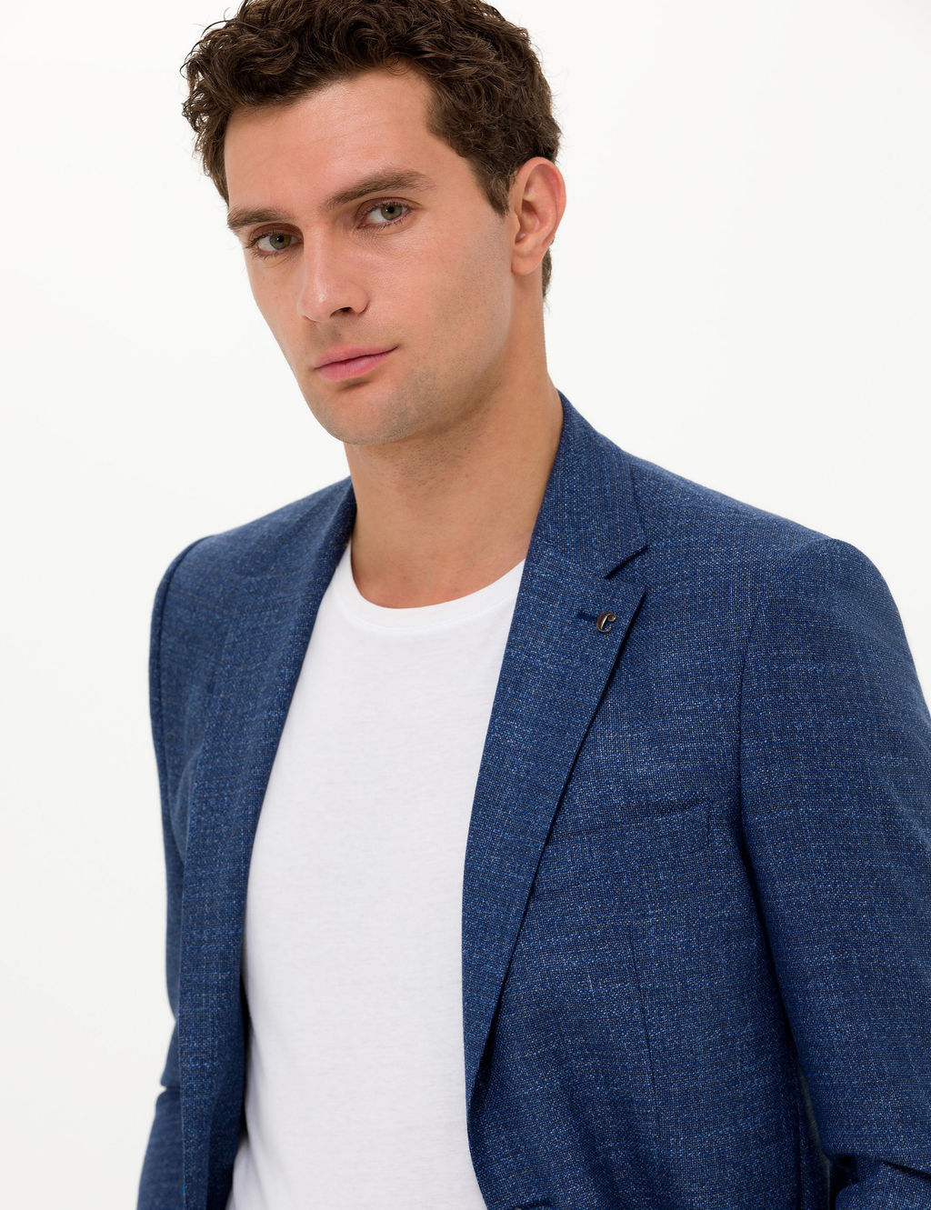 Lacivert Slim Fit Ceket