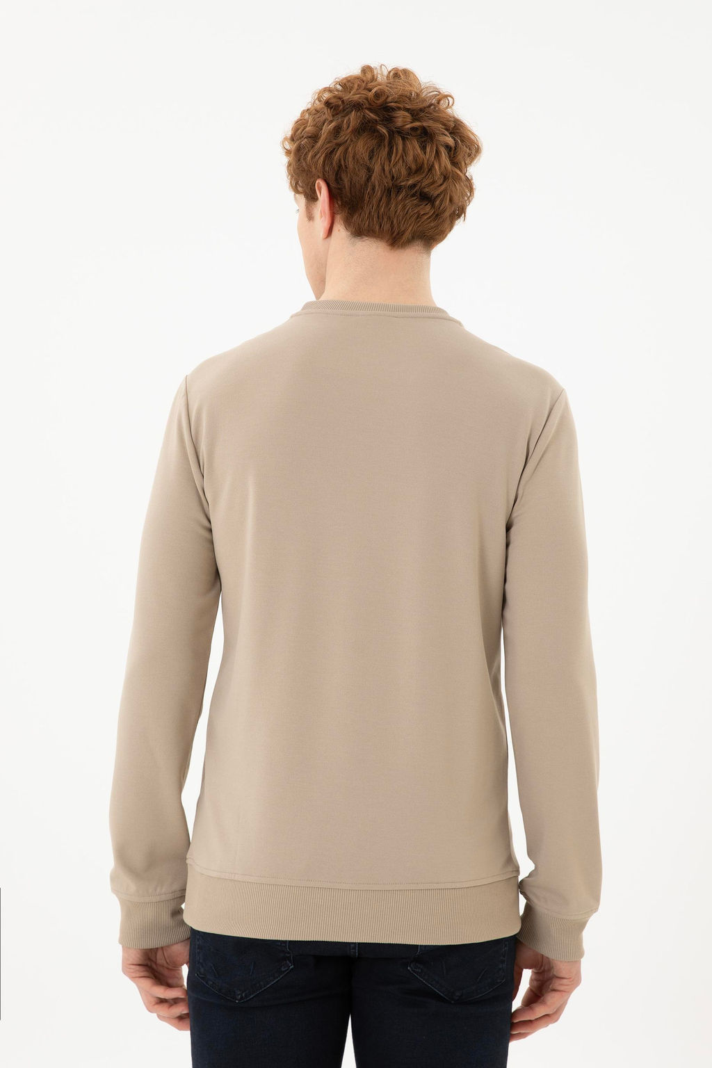 Мужской свитшот светло-хаки - U.s. polo assn фото 12