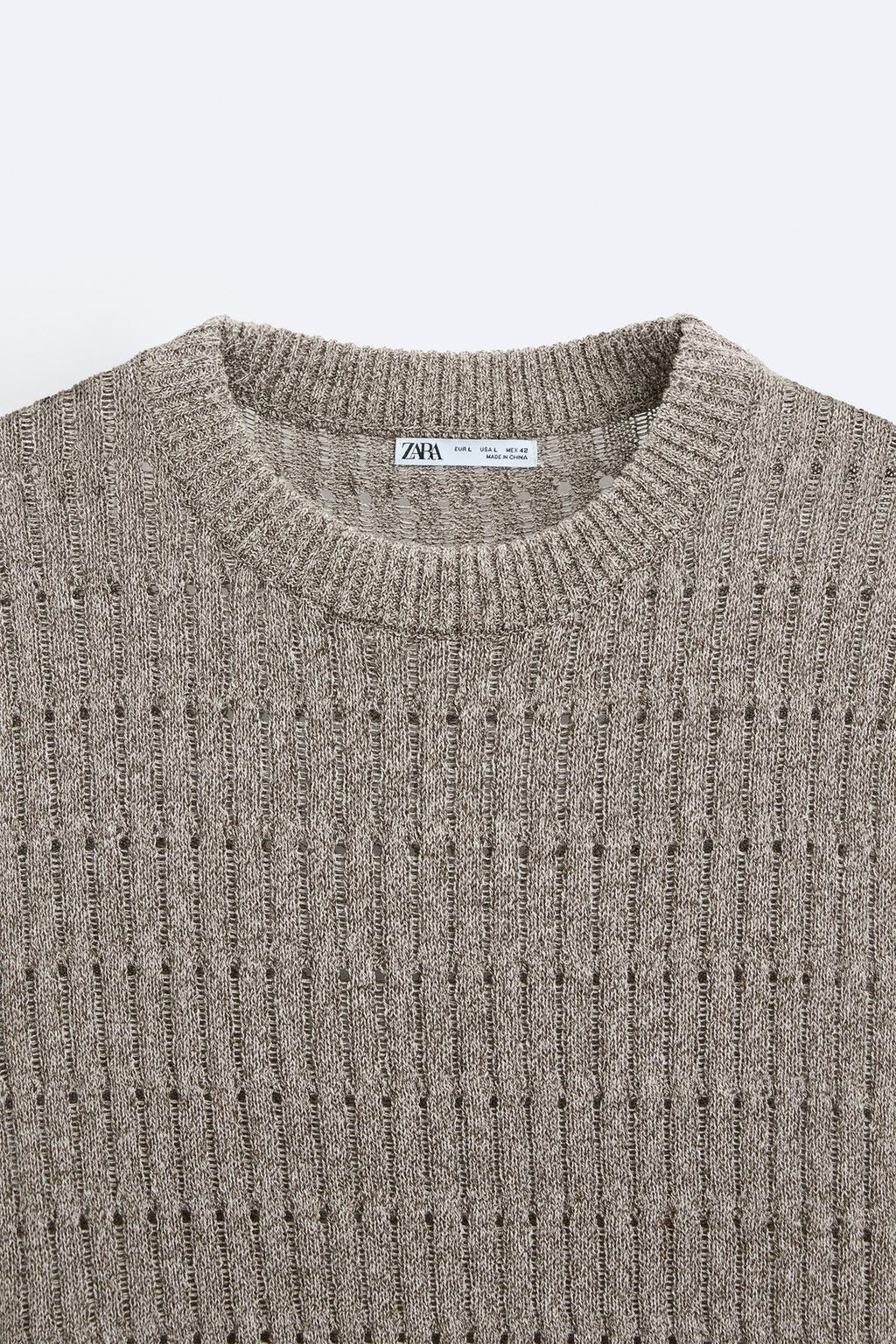 OPEN KNIT VEST - Zara фото 8