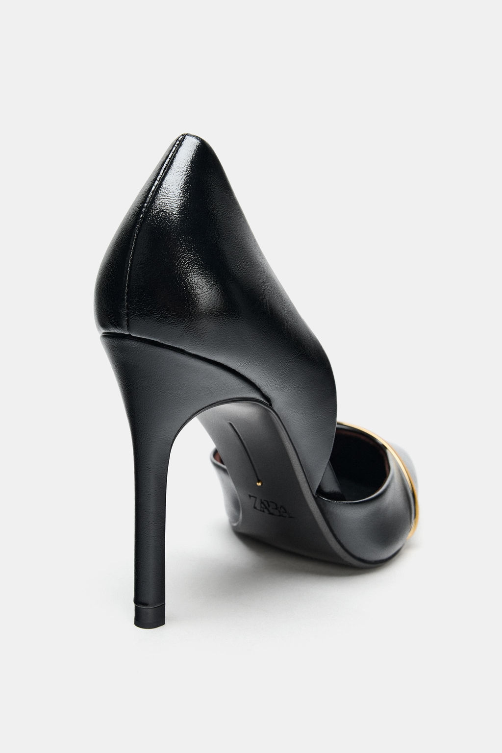 HIGH HEEL SHOES WITH METALLIC STRAP - Zara фото 6