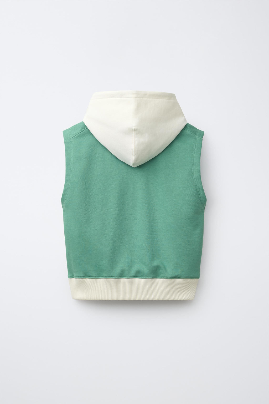 CHALECO CAPUCHA JOGGING / Verde - Zara фото 4