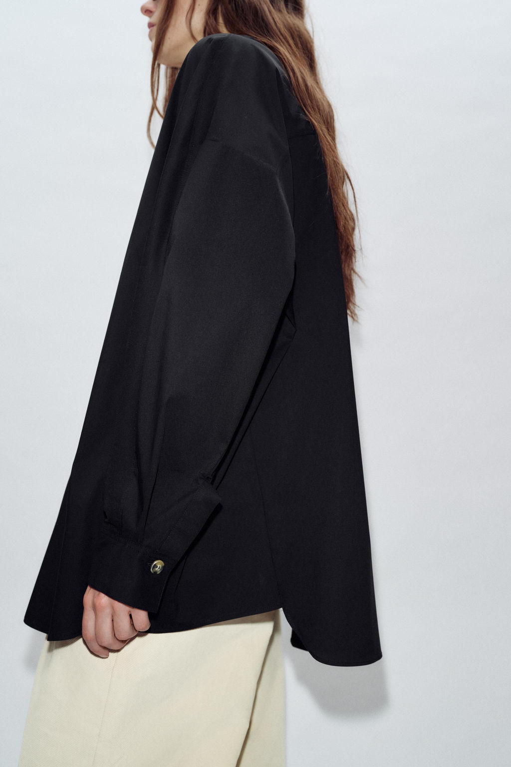 V-NECK POPLIN SHIRT - Zara фото 12